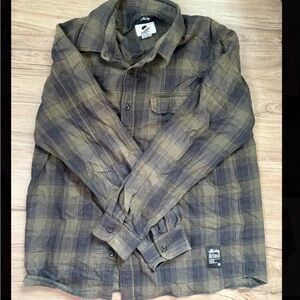 Stussy Plaid Button-Up Shirt